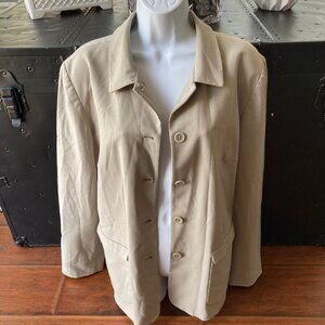 GAP Khaki Button Down  Collar Barn Chore Jacket X Large
